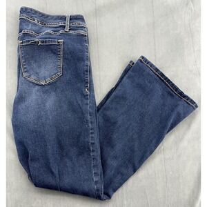 Torrid Jeans Womens 16R Blue Luxe Slim Boot Super Stretch Mid Rise Denim Pants